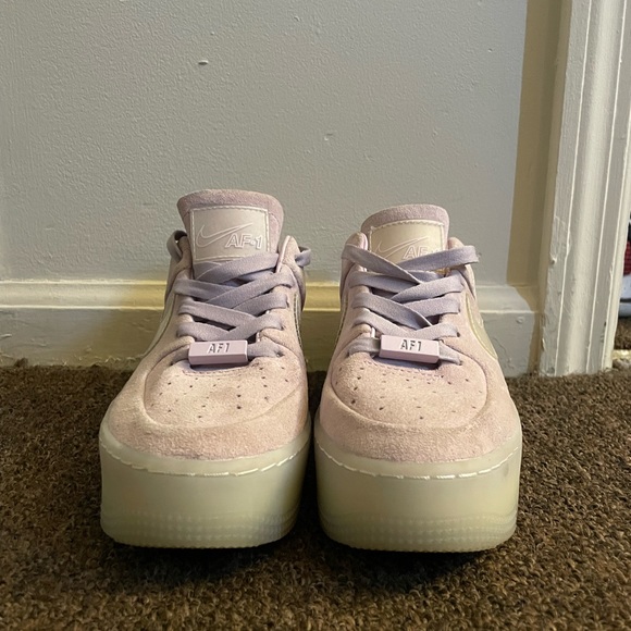 Pastel purple Nike Air Forces - Picture 2 of 13